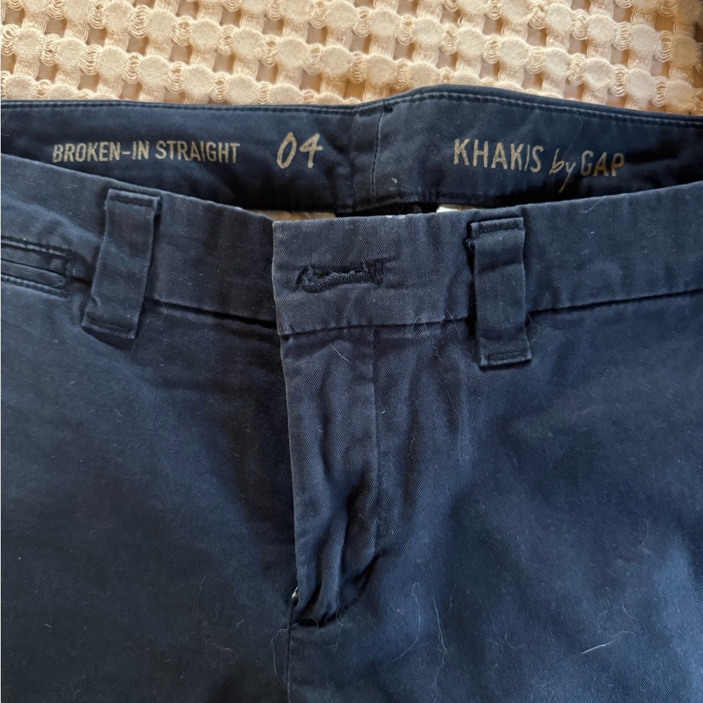 GAP Womens Dark Blue Chinos
